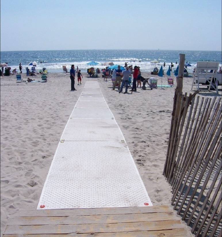 Beach Mats, 3'X8' White Mat, Beach Walkway Mats, Beach Mat, VersaMATS